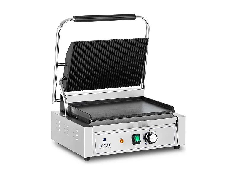 Torradeira elétrica panini plancha elétrica profissional ranhurada + suave 2.200 watts 14_0004008