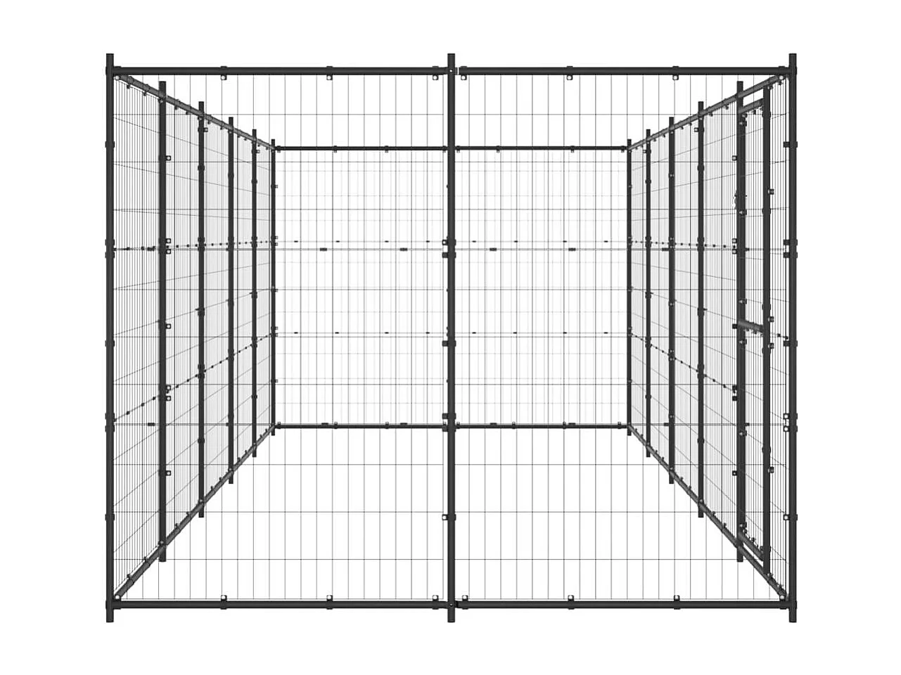 Chenil extérieur cage enclos 550 x 220 x 180 cm 02_0000379