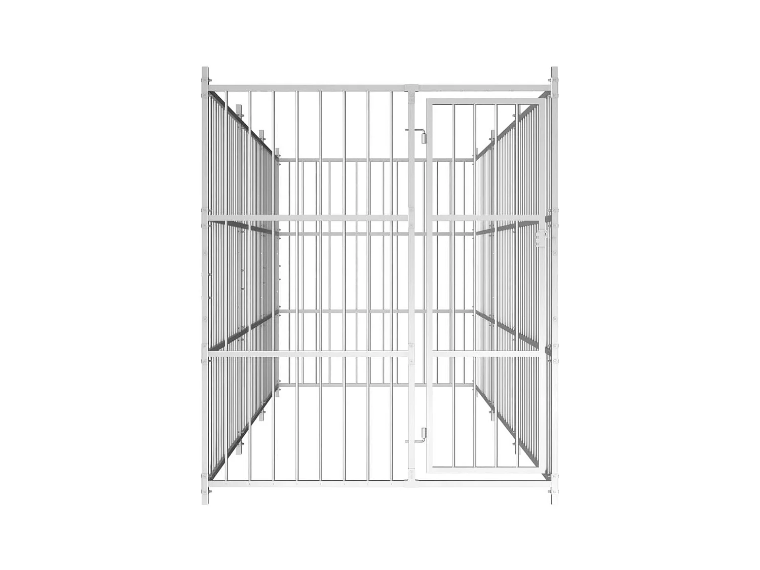 Jaula para perros de exterior para parque de mascotas 450 x 150 x 185 cm (02_0000354)