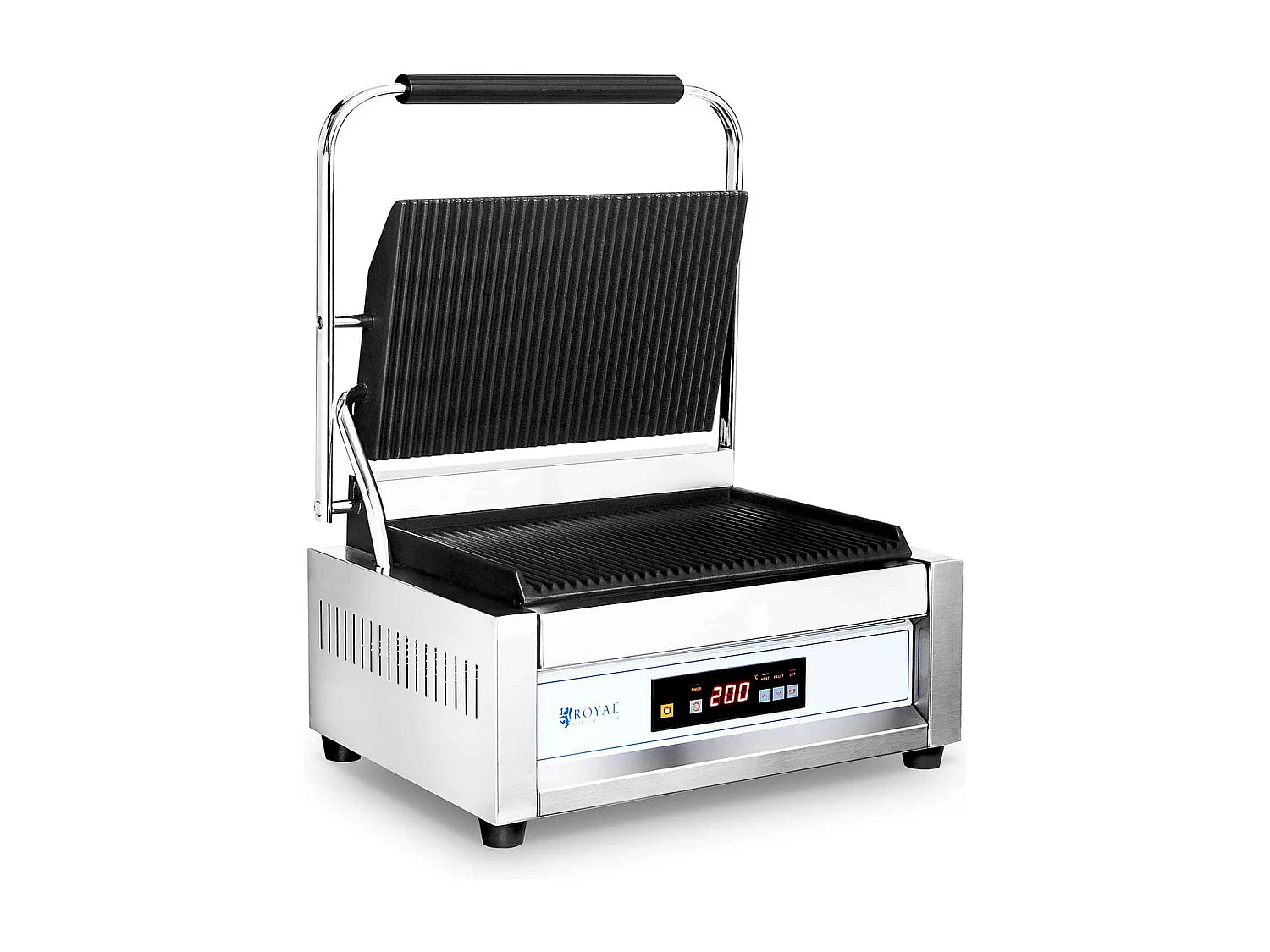 Machine à panini grill argenté 36 x 43 x 24 cm 14_0004015
