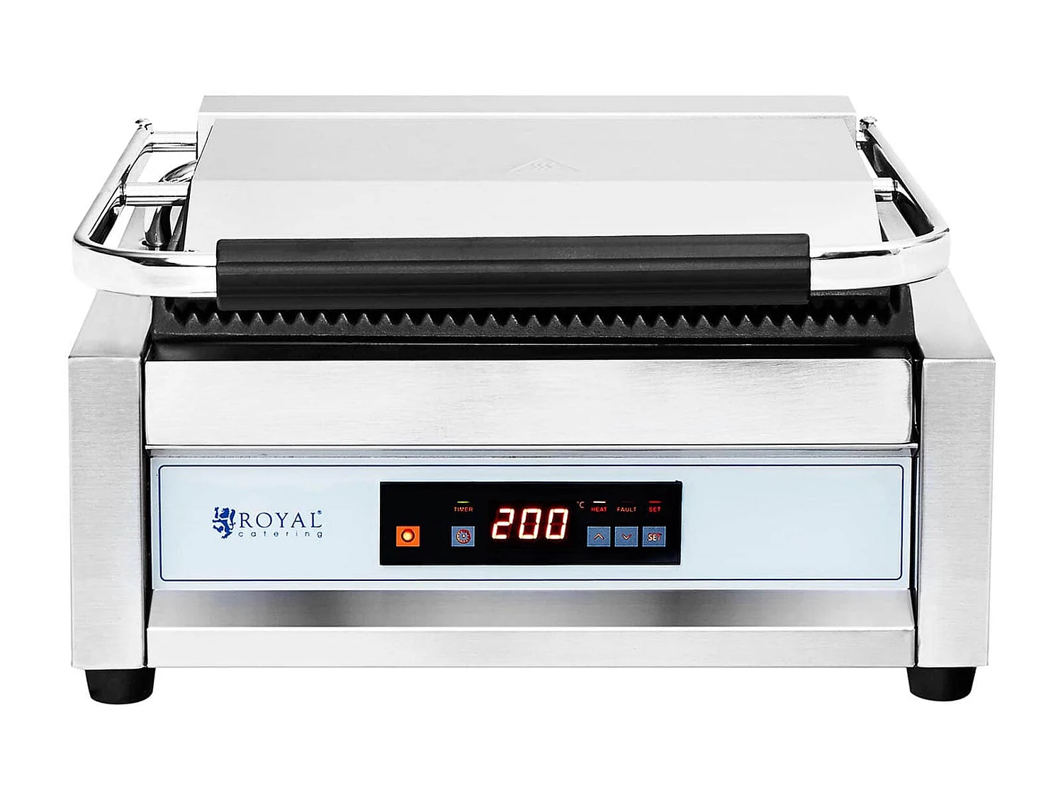 Machine à panini grill argenté 36 x 43 x 24 cm 14_0004015