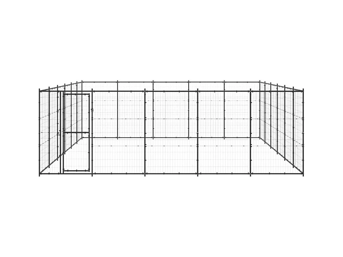 Chenil extérieur cage enclos 550 x 660 x 180 cm 02_0000371