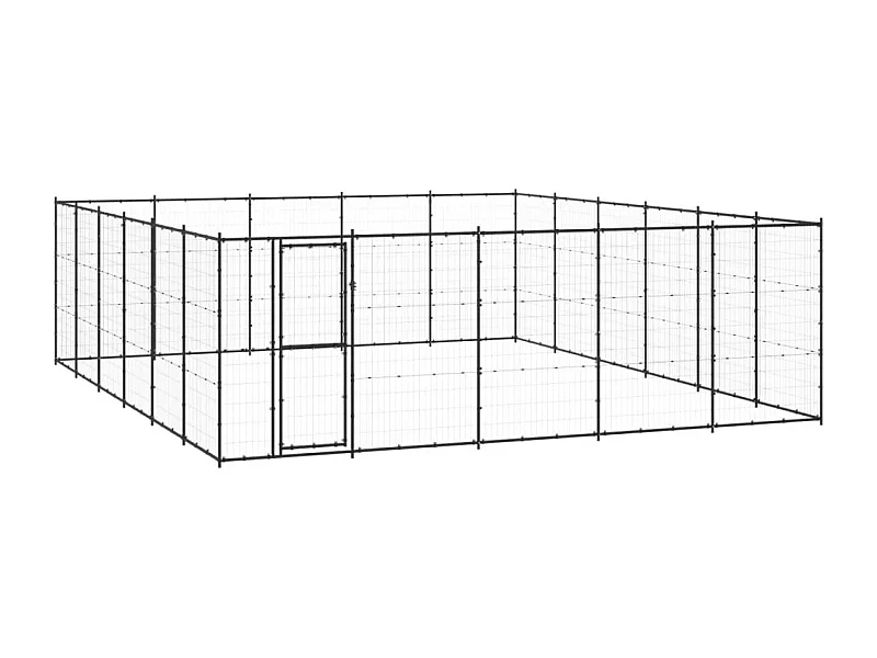 Jaula para perros de exterior de acero 363 m² 02_0000371