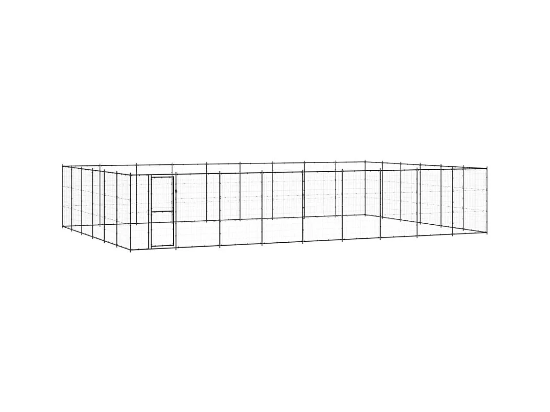 Chenil extérieur cage enclos 990 x 660 x 180 cm 02_0000376