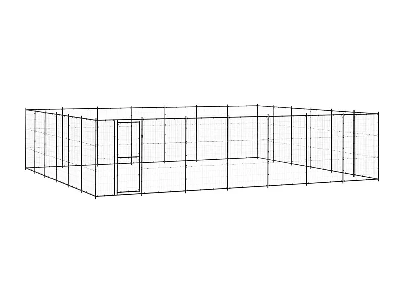 Chenil extérieur cage enclos 770 x 660 x 180 cm 02_0000374