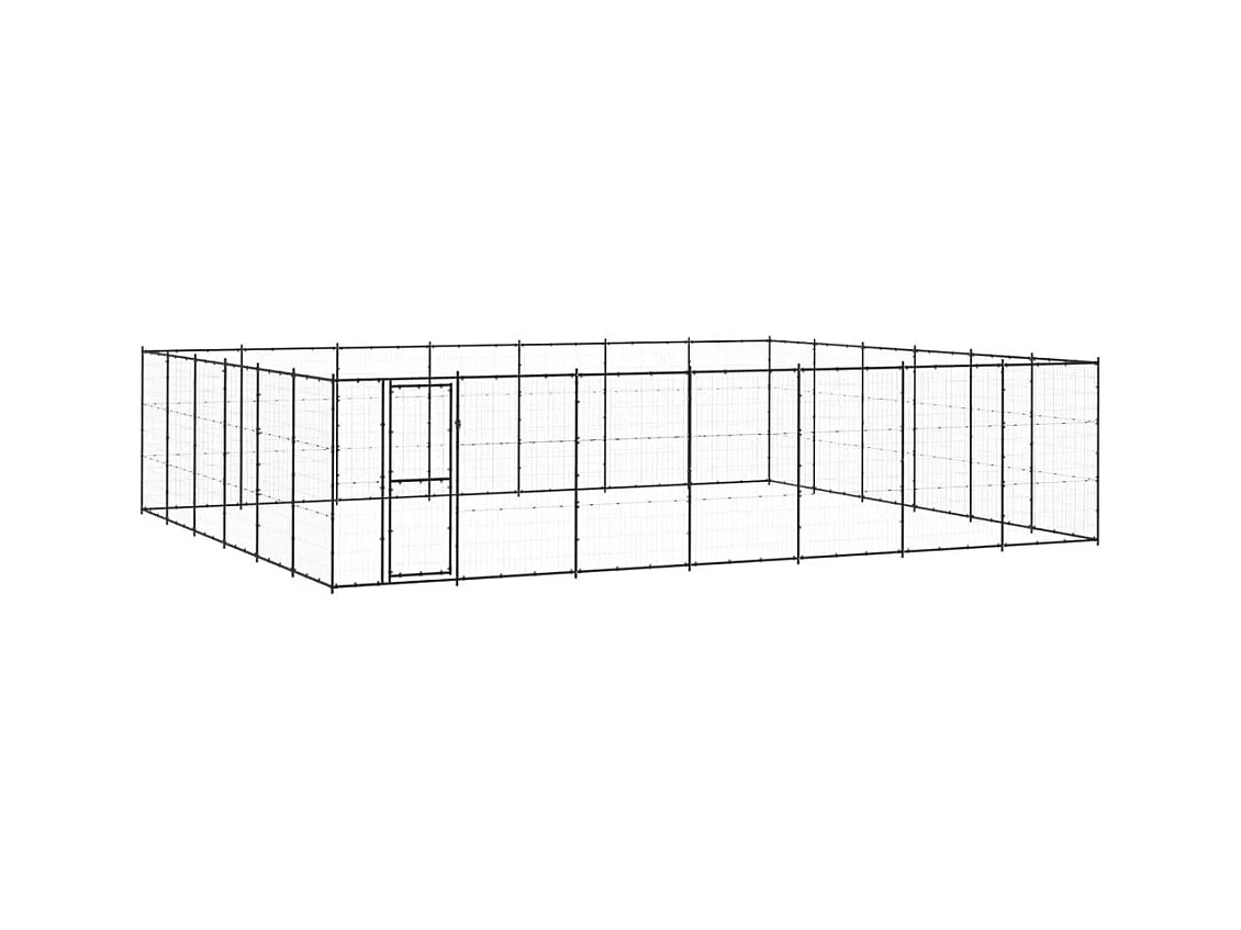 Chenil extérieur cage enclos 770 x 660 x 180 cm 02_0000374