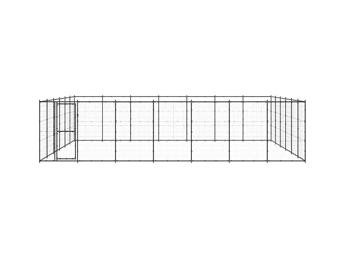 Chenil extérieur cage enclos 770 x 660 x 180 cm 02_0000374