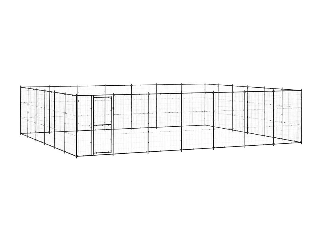 Chenil extérieur cage enclos 770 x 660 x 180 cm 02_0000374