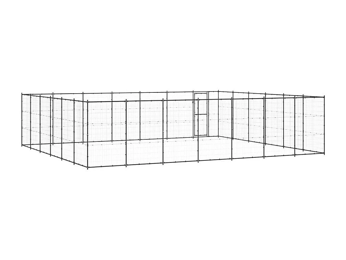 Chenil extérieur cage enclos 770 x 660 x 180 cm 02_0000374