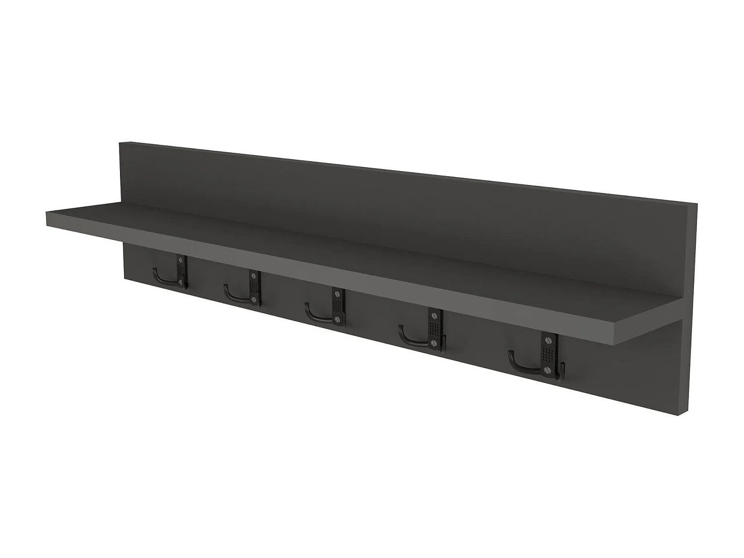 Appendiabiti con 10 ganci 80 x 13 x 18 cm antracite 03_0008167