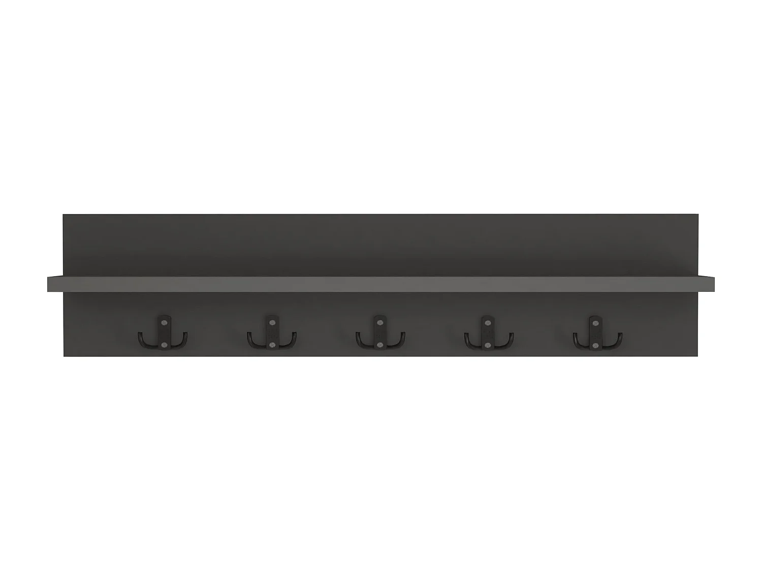 Appendiabiti con 10 ganci 80 x 13 x 18 cm antracite 03_0008167