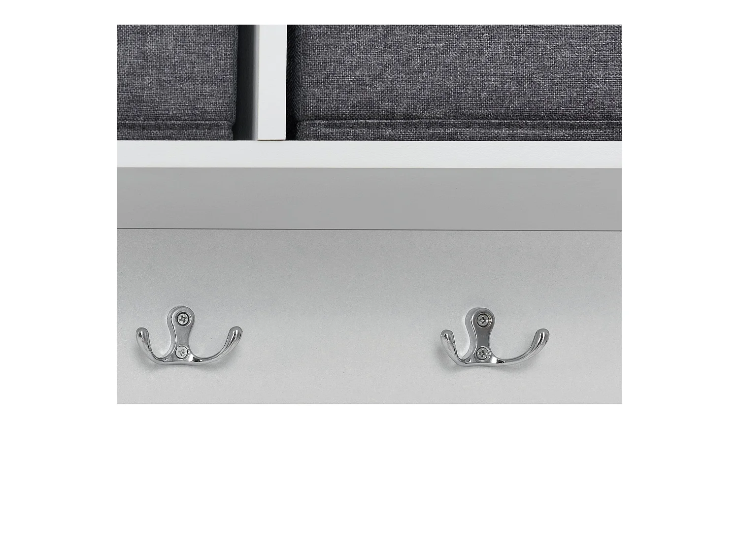 Portemanteau mural 30 x argenté 100 x 20 x 30 cm 03_0008181