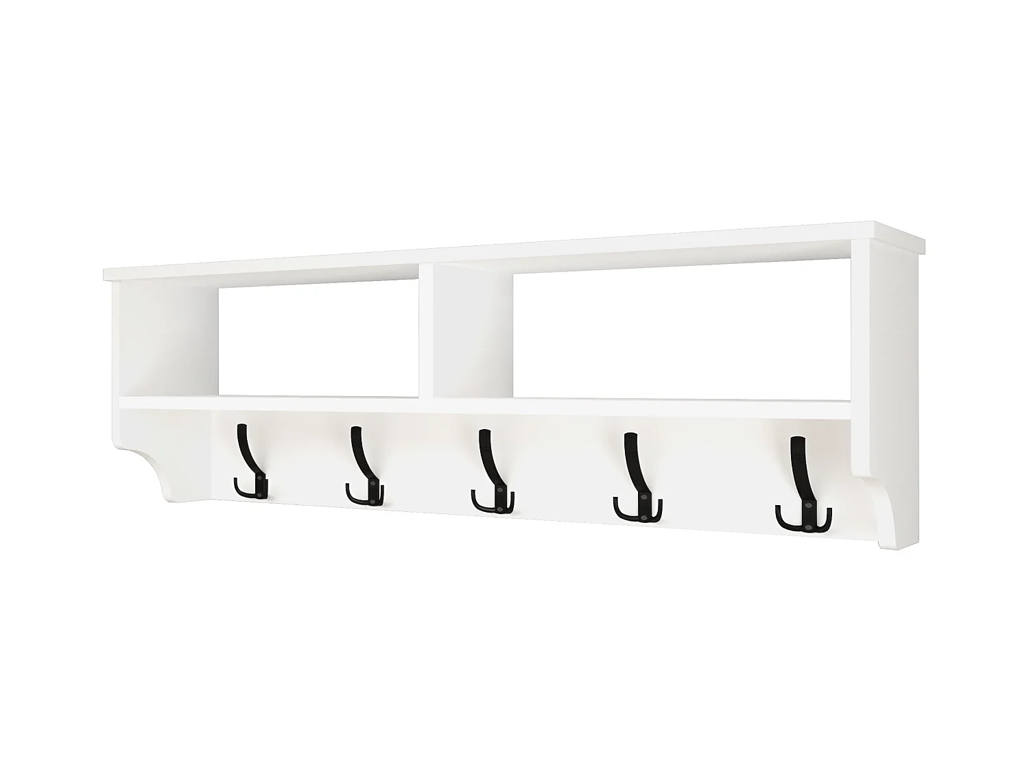 Portemanteau à 15 crochets blanche 120 x 22 x 37 cm 03_0008186
