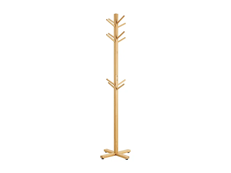 Cabide de pé Jämsä com 12 ganchos de bambu 03_0008183