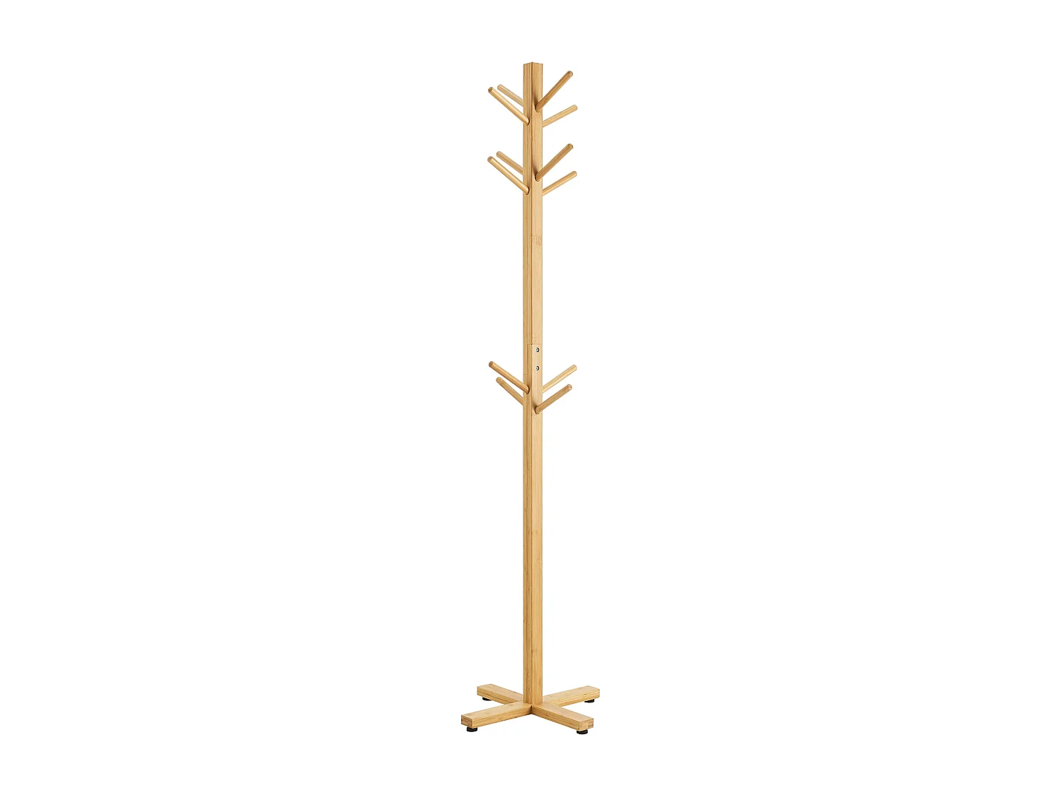 Cabide de pé Jämsä com 12 ganchos de bambu 03_0008183