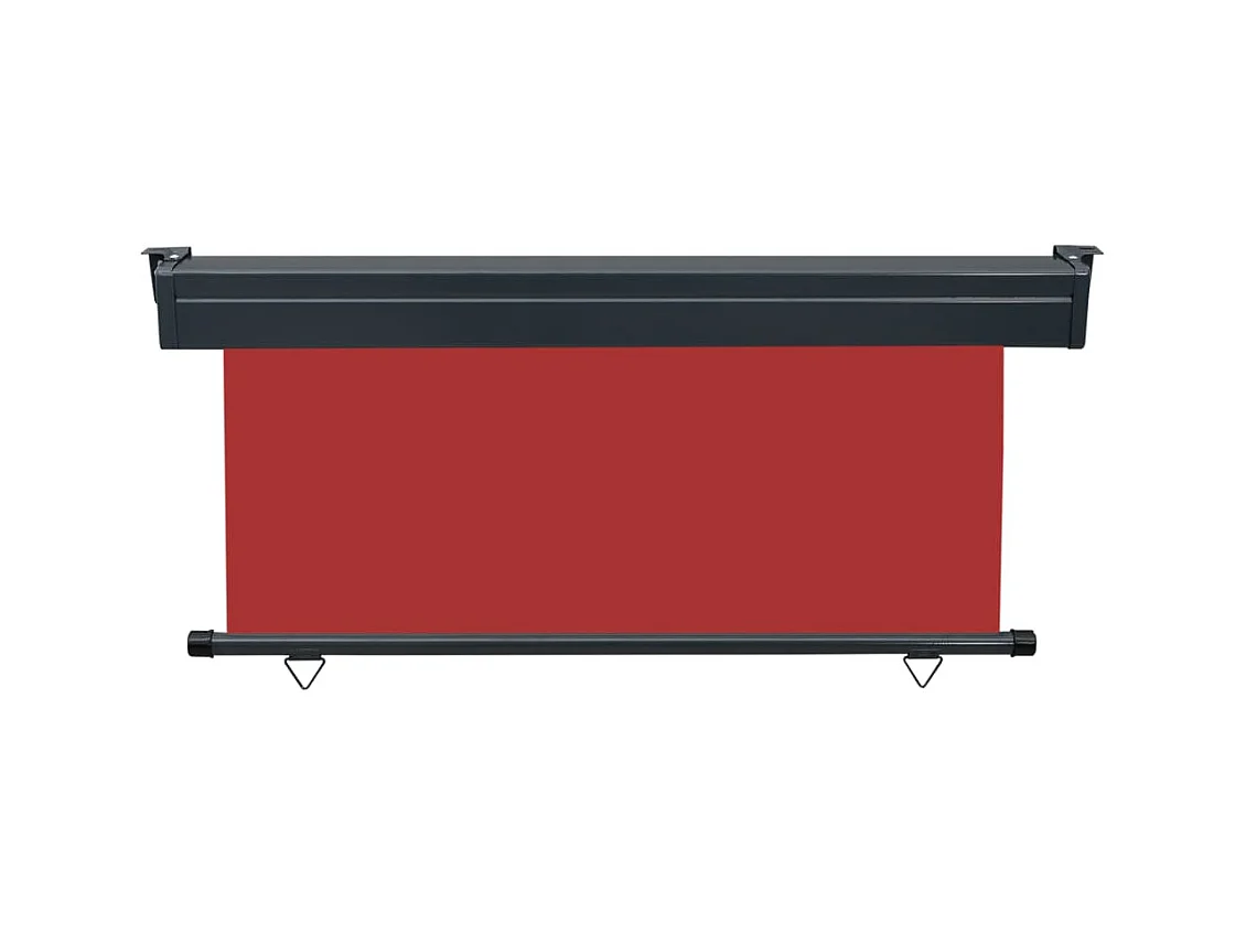 Toldo de protección lateral retráctil para patio, jardín, terraza, balcón, protección visual, 170 x 250 cm, rojo 02_0007031