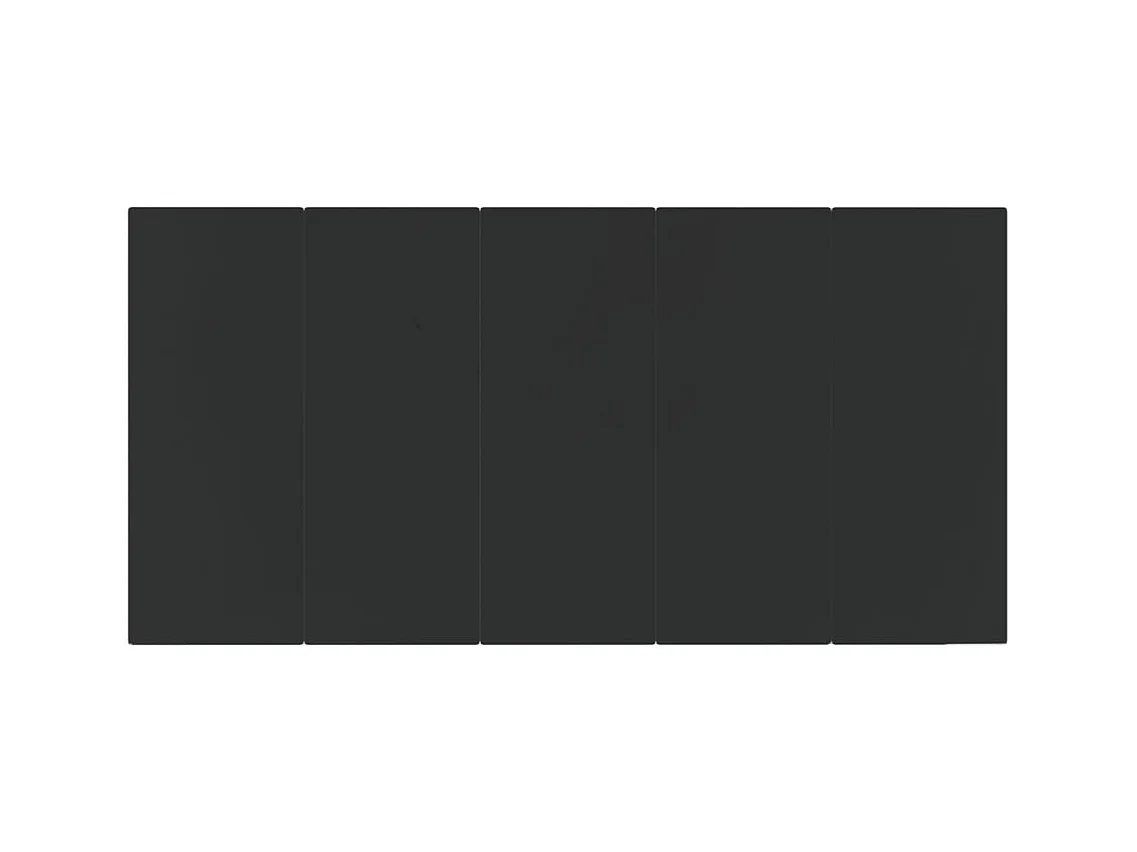 Mueble comedor de jardín de 9 piezas y cojines de resina tejida en negro 02_0014835