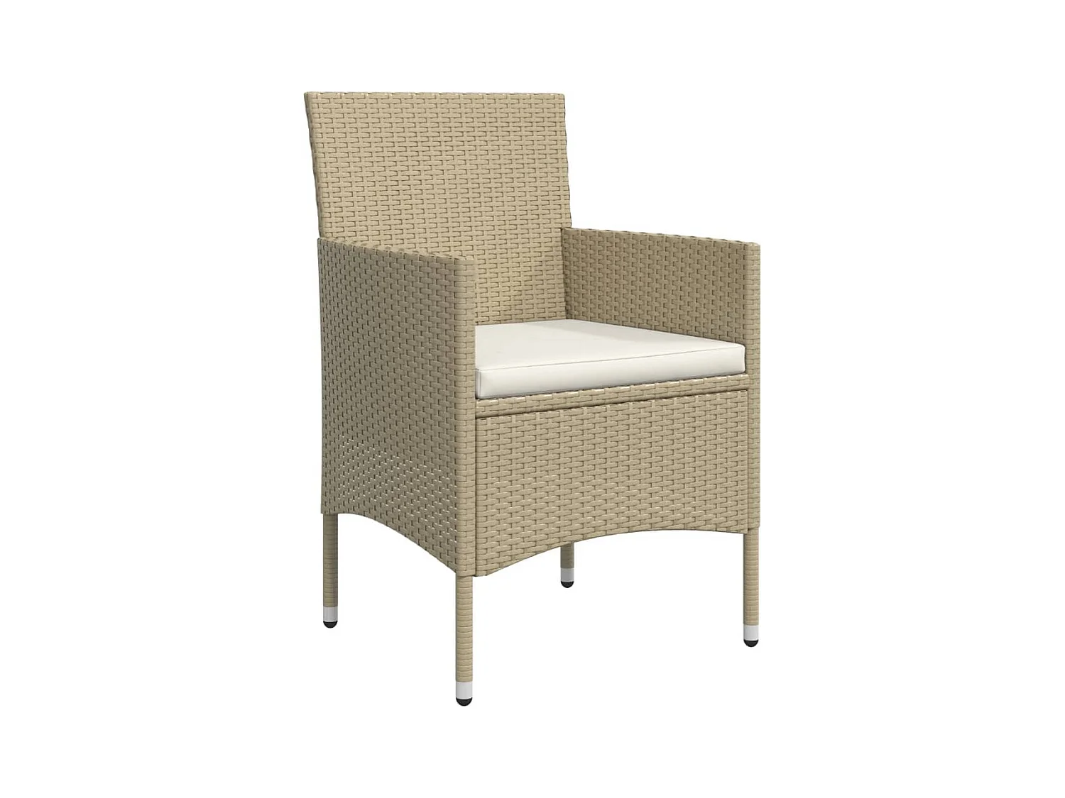 Cojines para muebles de jardín y comedor 7 piezas beige/negro 02_0014620