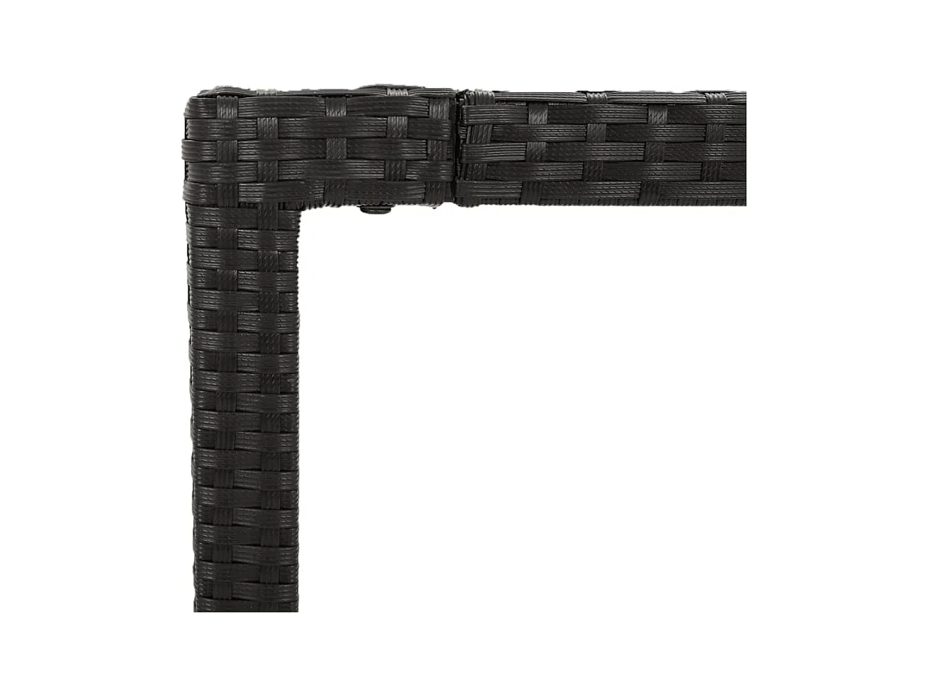 Set da pranzo da giardino in vimini di resina nera da 5 pezzi e cuscini 02_0014871