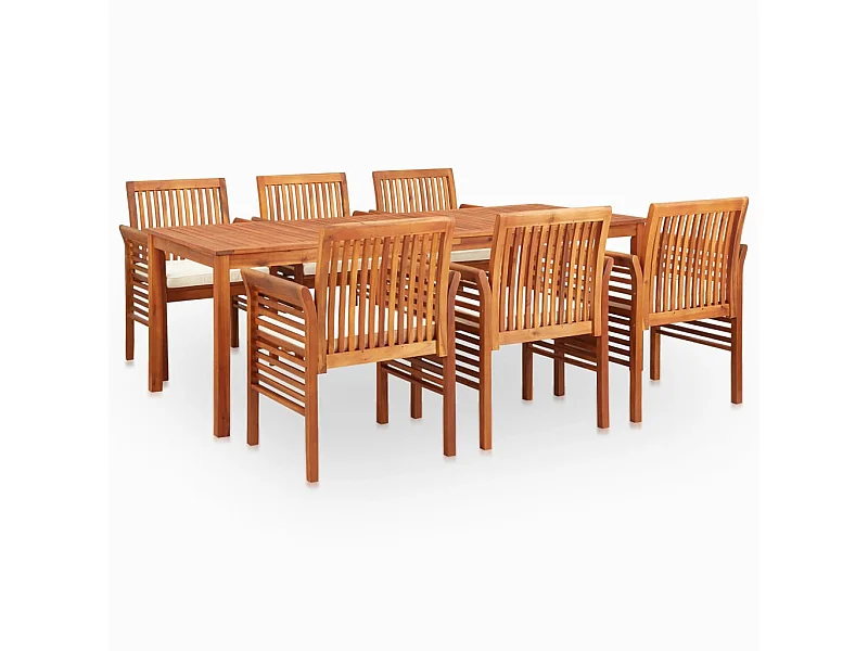 Mobilier à dîner d'extérieur 215 x 90 x 74 cm 02_0014679