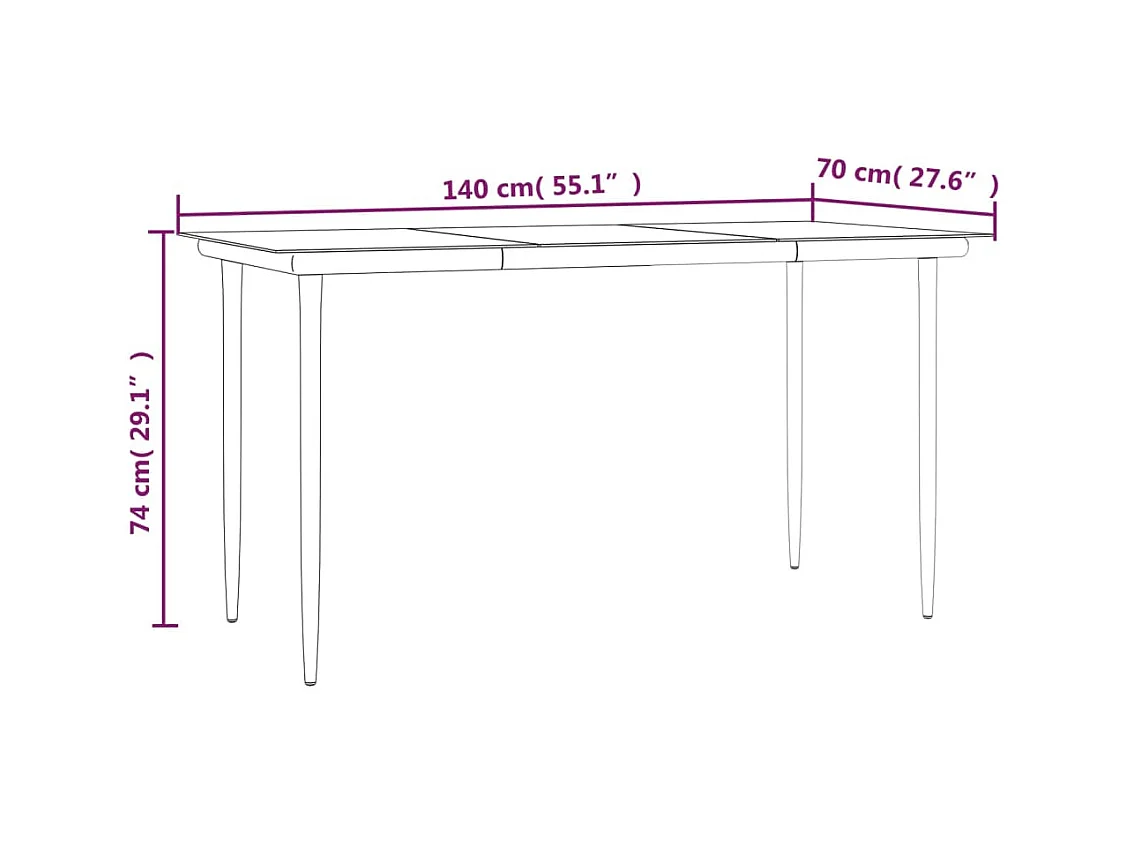 Móveis de jantar de jardim e almofadas 5 peças de resina tecida preta 02_0014878