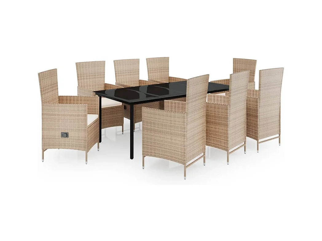 Ensemble de salle à beige 58 x 62 x 108 cm 02_0014173