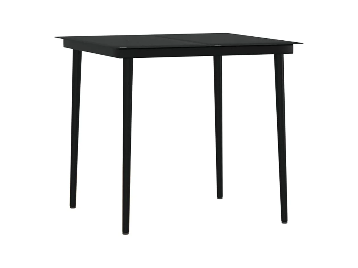 Conjunto de jantar de jardim marrom de 5 peças e almofadas 02_0014630