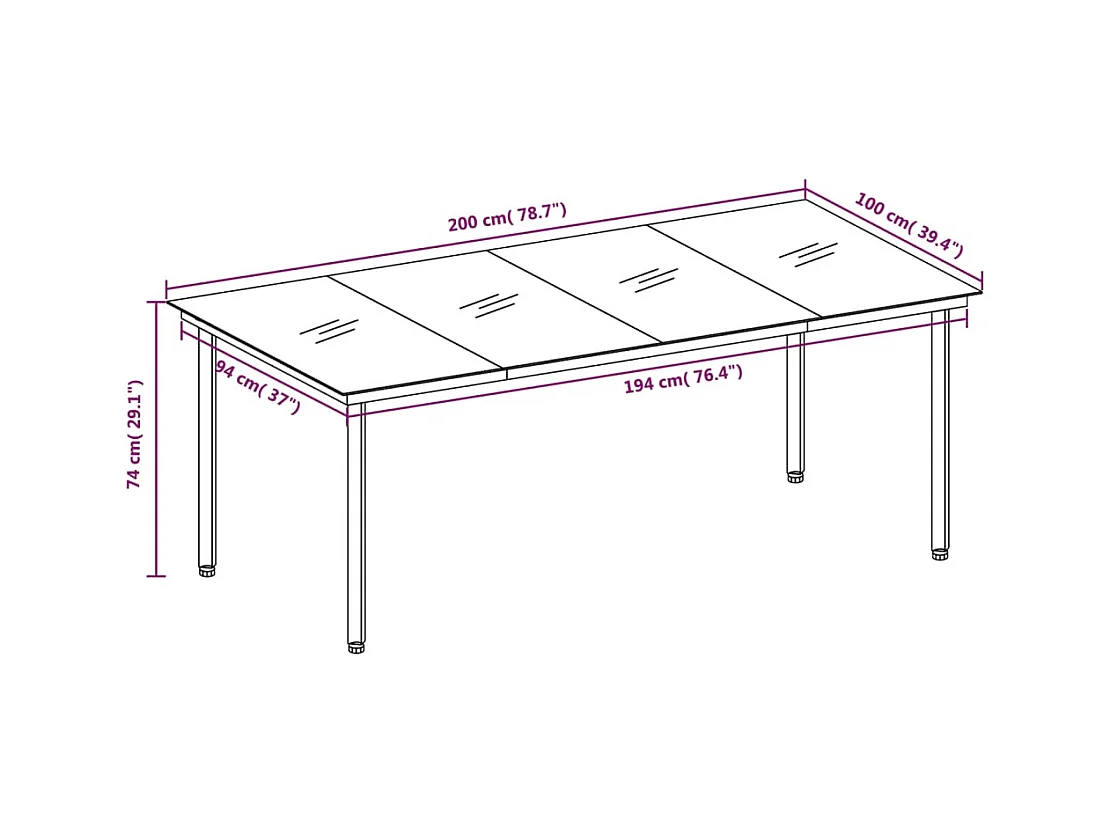 Conjunto de comedor de jardín con muebles de exterior y cojines 9 piezas gris/negro 02_0014193