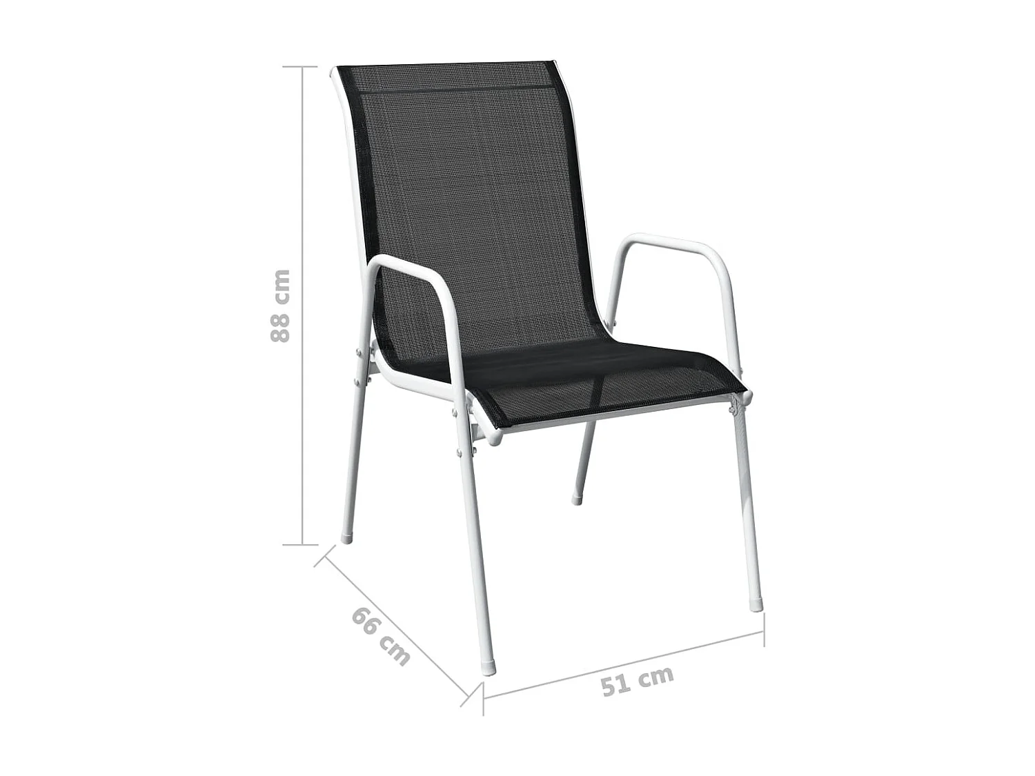 Juego de comedor para exterior de 9 piezas en acero negro 02_0014576