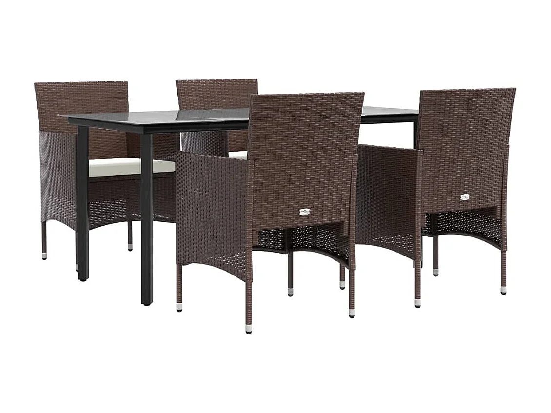 Mobilier de salle à marron 160 x 80 x 74 cm 02_0014617