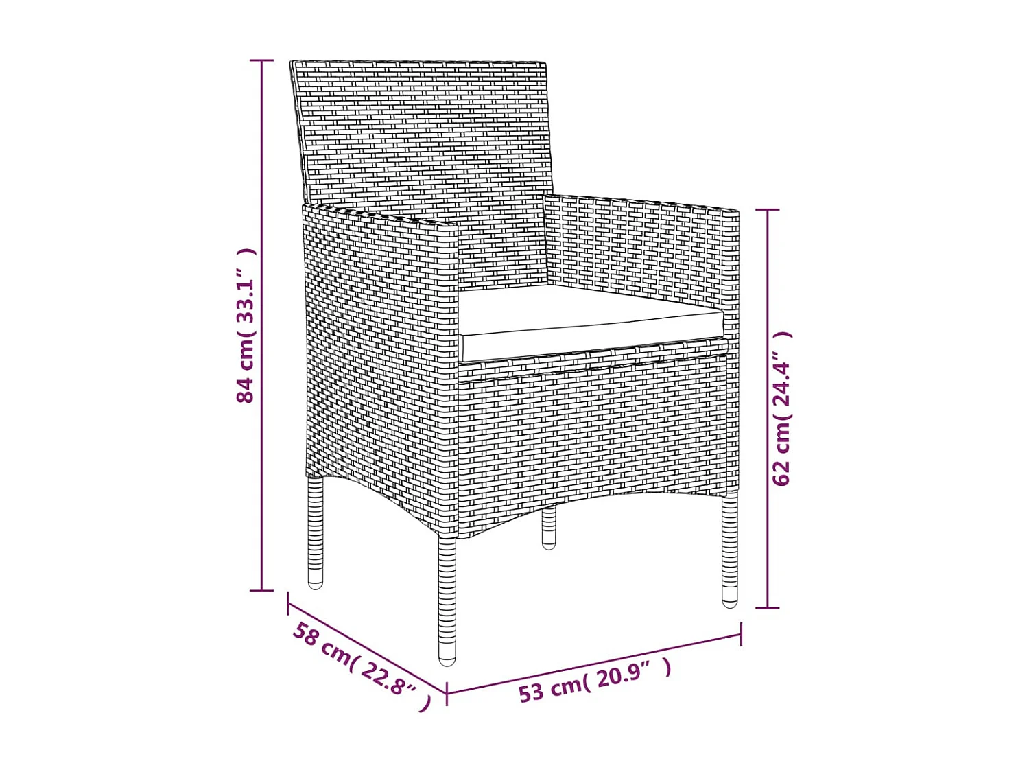 Mobilier de salle à marron 160 x 80 x 74 cm 02_0014617