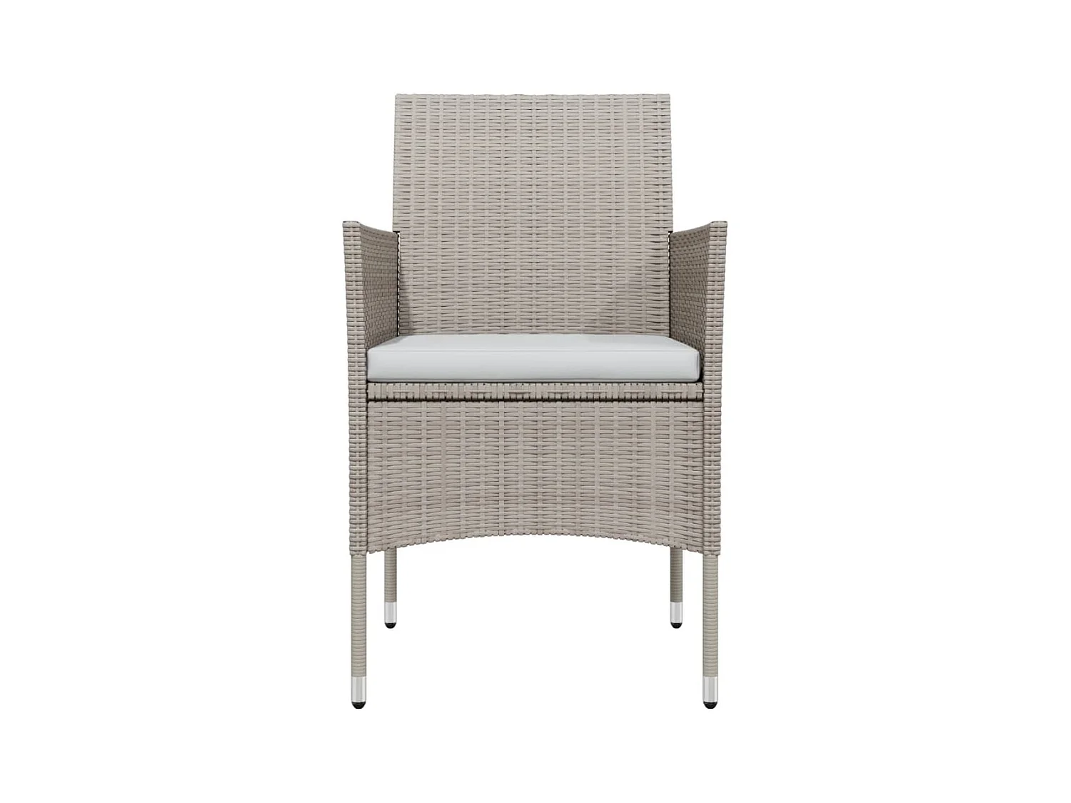 Almofadas para móveis de sala de jantar de jardim 5 peças bege/preto 02_0014616