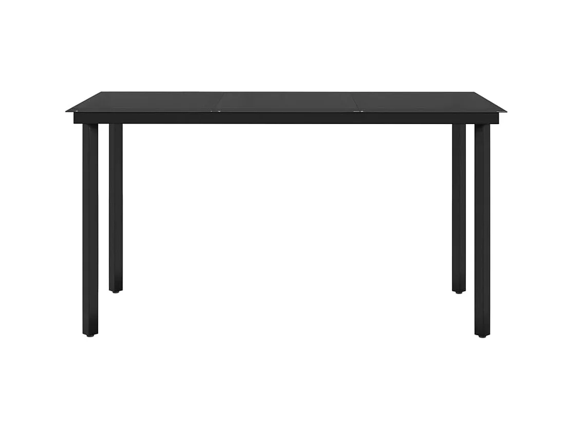 Set da pranzo da giardino marrone da 5 pezzi e cuscini 02_0014629