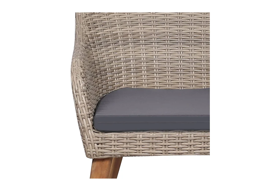 Conjunto de jantar de jardim marrom de 5 peças e almofadas 02_0014631