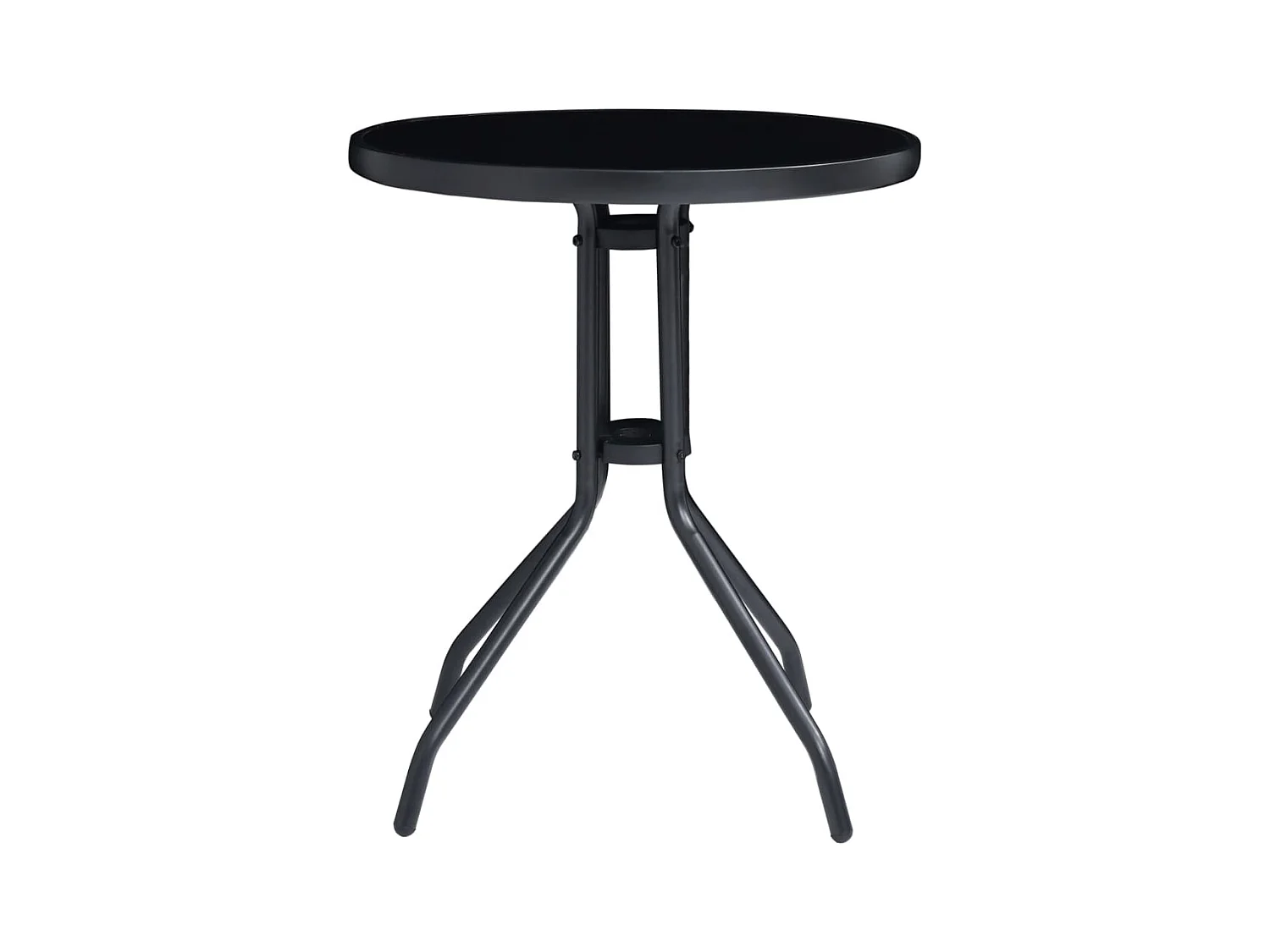 Mobilier de bistro 3 aluminium noire 60 x 60 x 72 cm 02_0014534