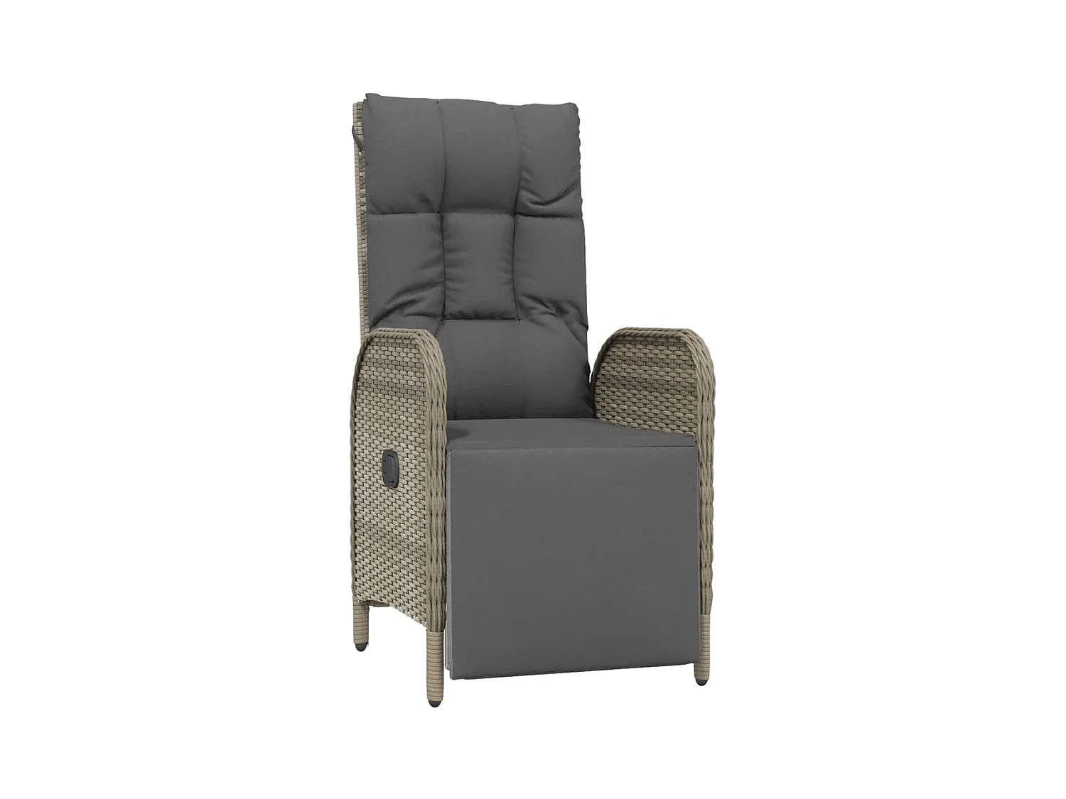 Muebles de comedor y cojines de jardín 5 piezas negro y gris 02_0014860