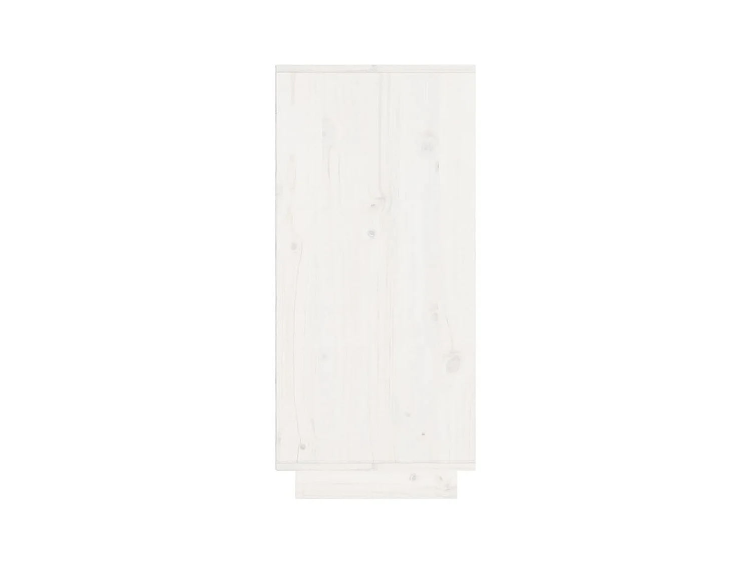 Credenza buffet cassettiera mobile contenitore organizer cucina soggiorno soggiorno 60 x 34 x 75 cm legno massello di pino bianco 02_0030350