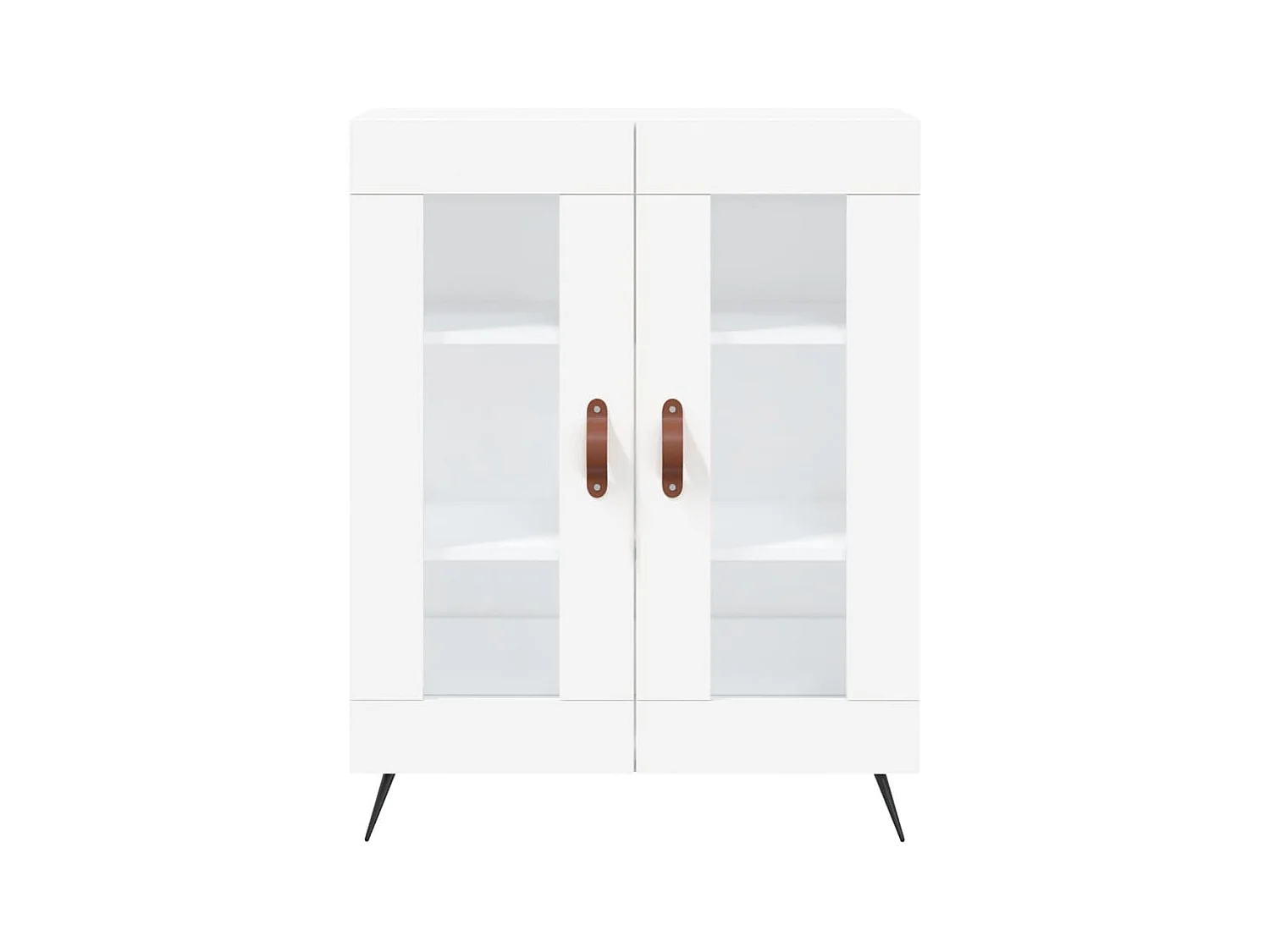 Credenza buffet cassettiera mobile contenitore organizer cucina soggiorno soggiorno 69,5 x 34 x 90 cm derivati ​​del legno bianco 02_0030448