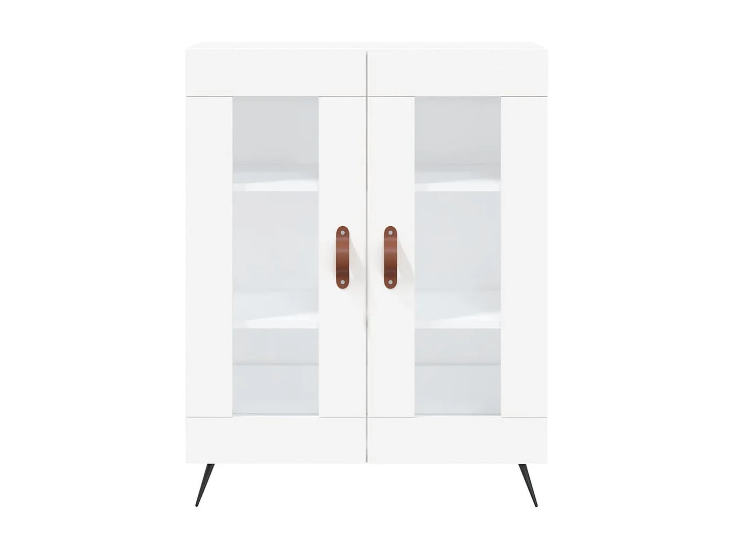 Buffet aparador cômoda armário unidade de armazenamento organizador cozinha sala de estar 69,5 x 34 x 90 cm madeira trabalhada branca 02_0030448