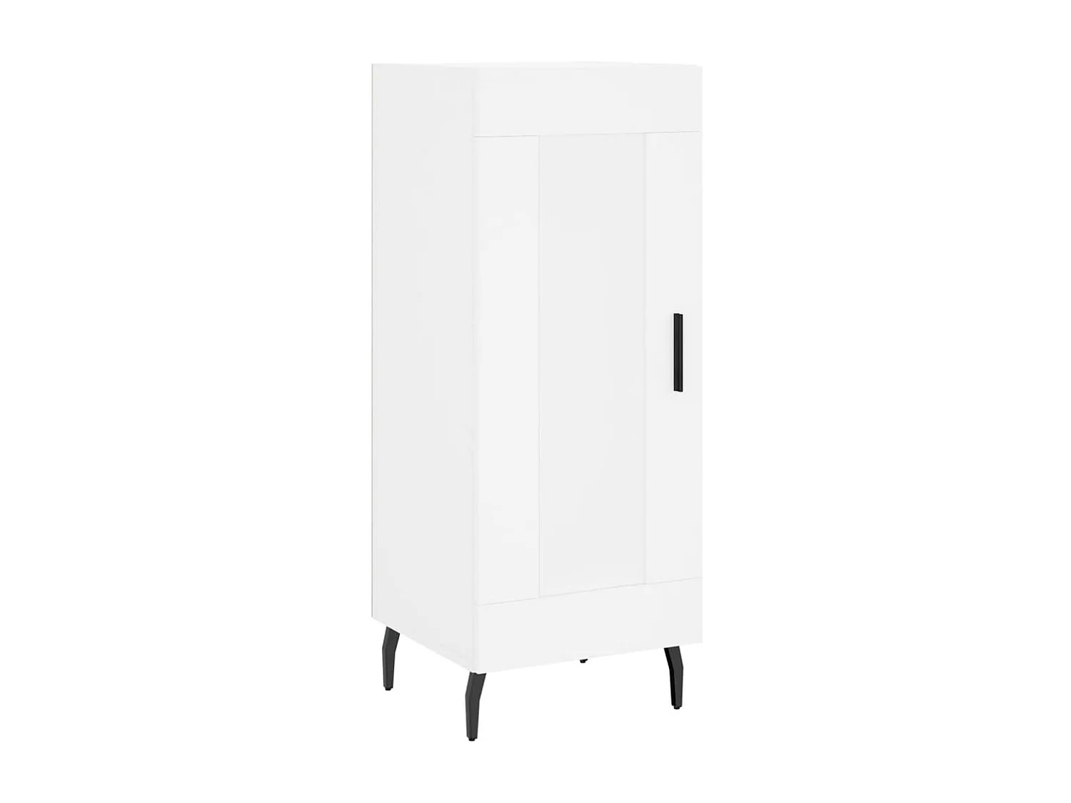 Credenza cassettiera cassettiera mobile contenitore organizer cucina soggiorno soggiorno alto 34,5 x 34 x 180 cm derivati ​​del legno bianco 02_0032426
