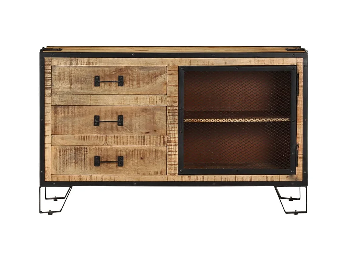 bahut commode armoire bois marron 100 x 31 x 60 cm 02_0029492