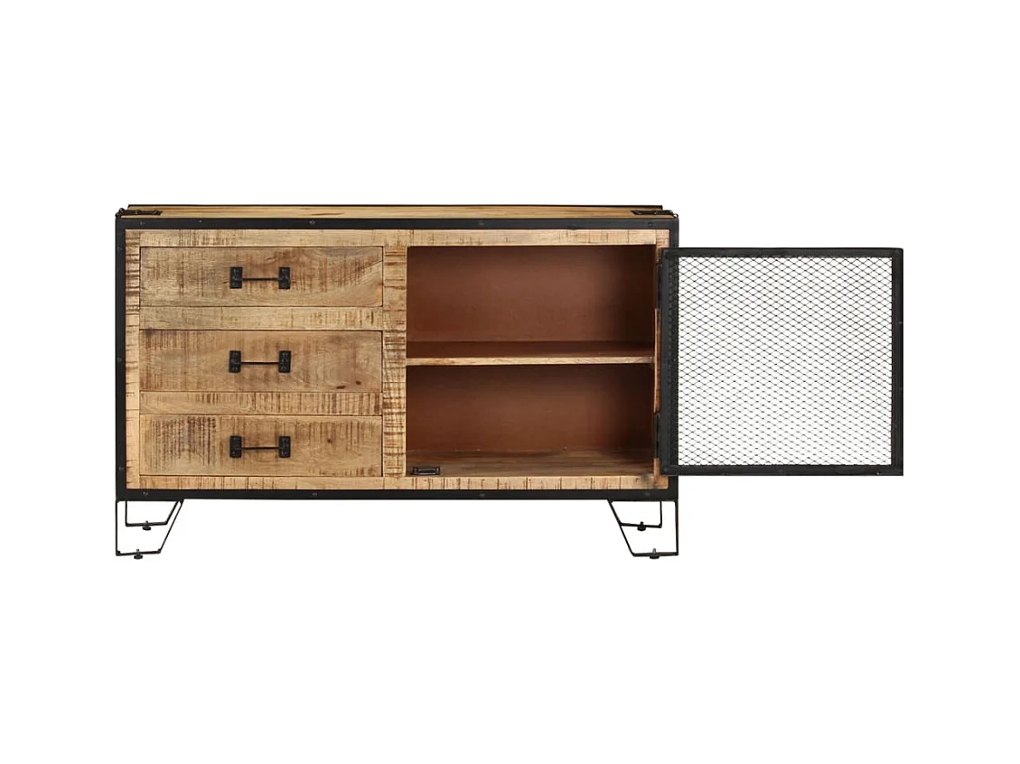 bahut commode armoire bois marron 100 x 31 x 60 cm 02_0029492