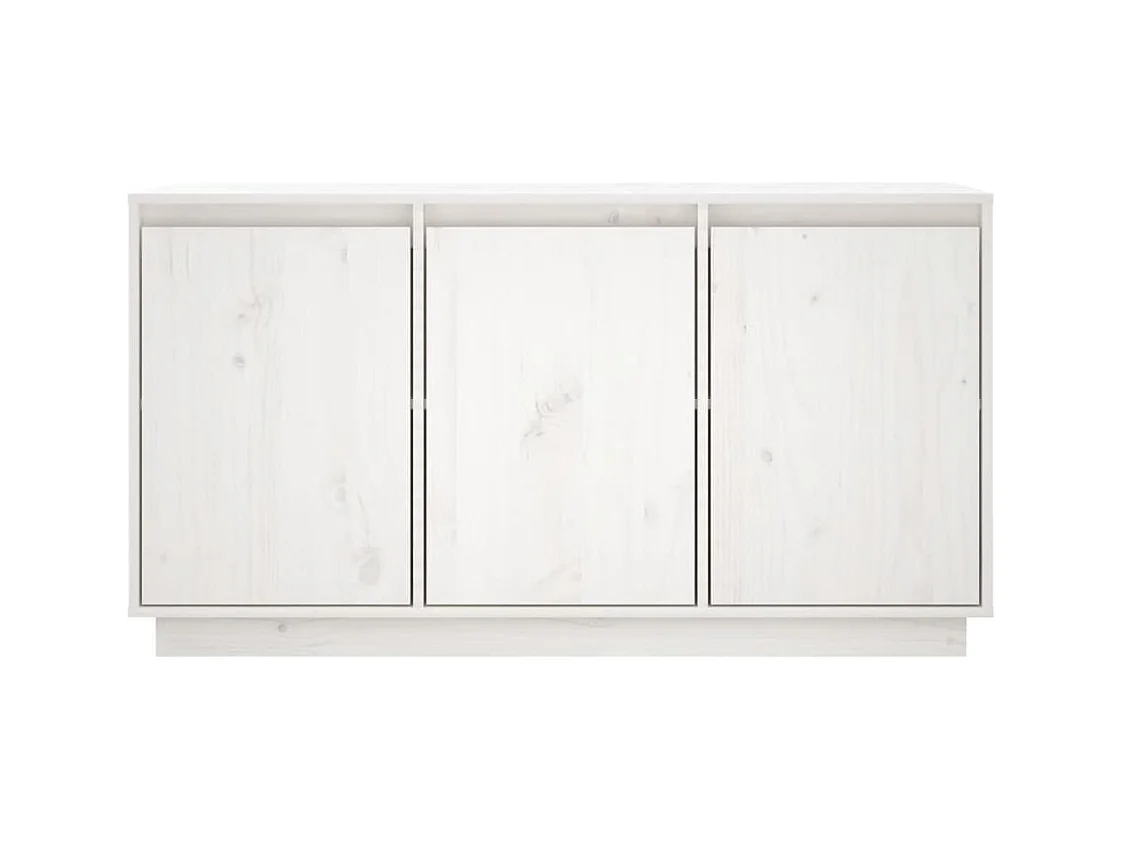 bahut commode armoire bois blanche 111 x 34 x 60 cm 02_0030201