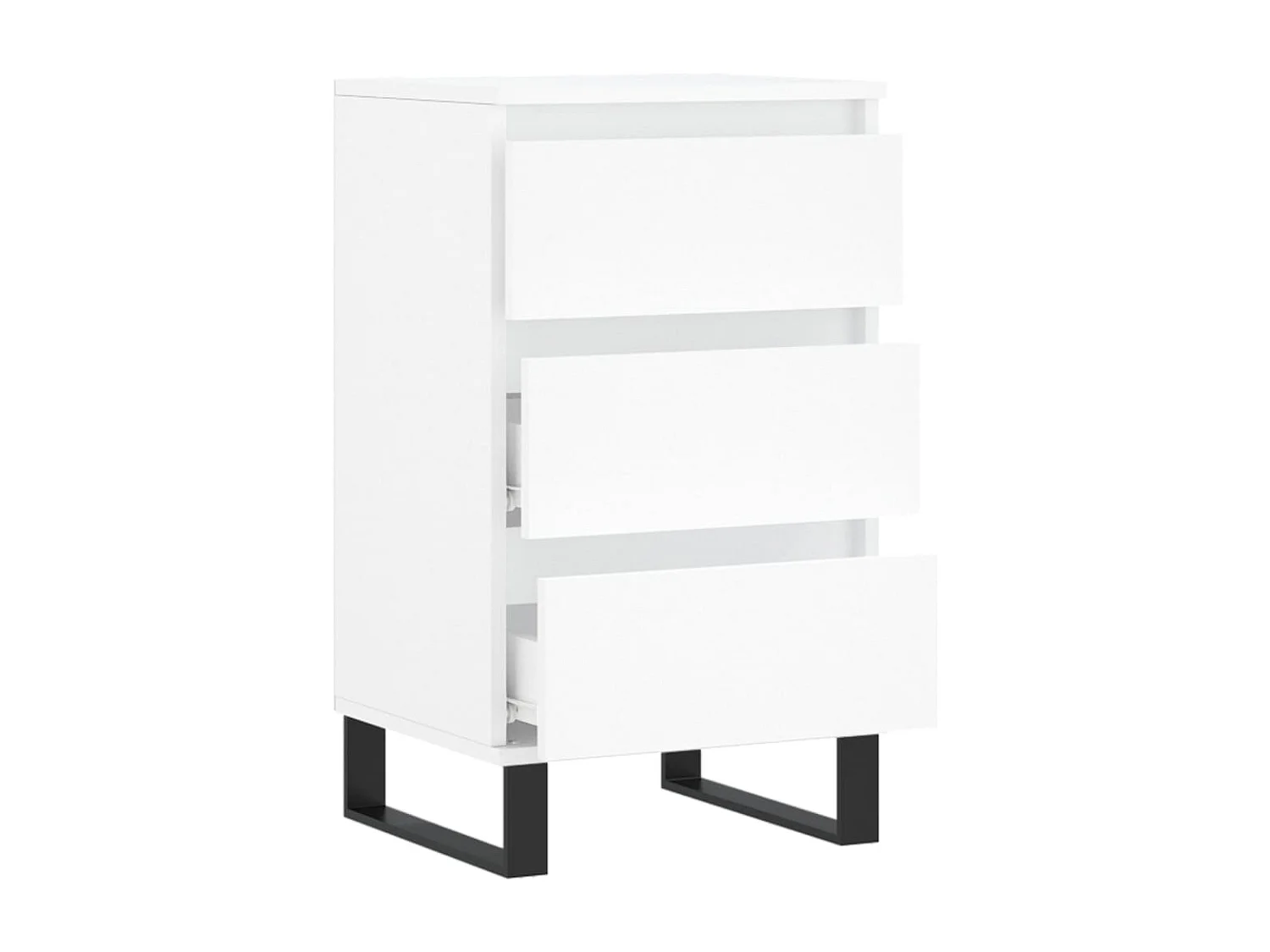 Credenza buffet cassettiera mobile contenitore organizer cucina soggiorno soggiorno 40 x 35 x 70 cm pannelli compositi bianco 02_0030297