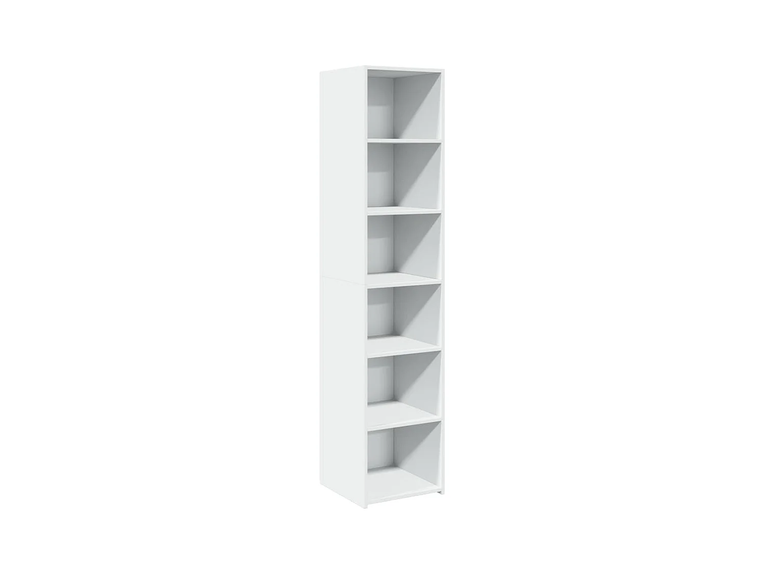 Aparador cómoda cómoda armario mueble organizador cocina salón salón alto 40 x 41 x 185 cm madera contrachapada blanco 02_0032448