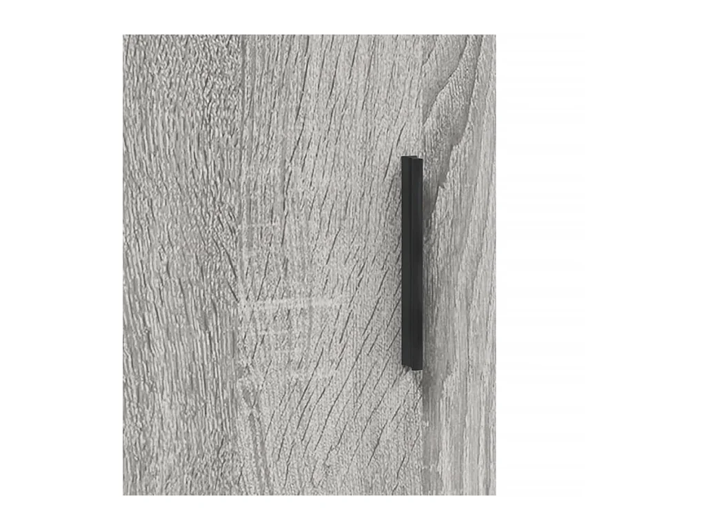 Aparador aparador cómoda armario mueble organizador cocina salón salón alto Sonoma 69,5 x 34 x 180 cm madera contrachapada gris 02_0035570