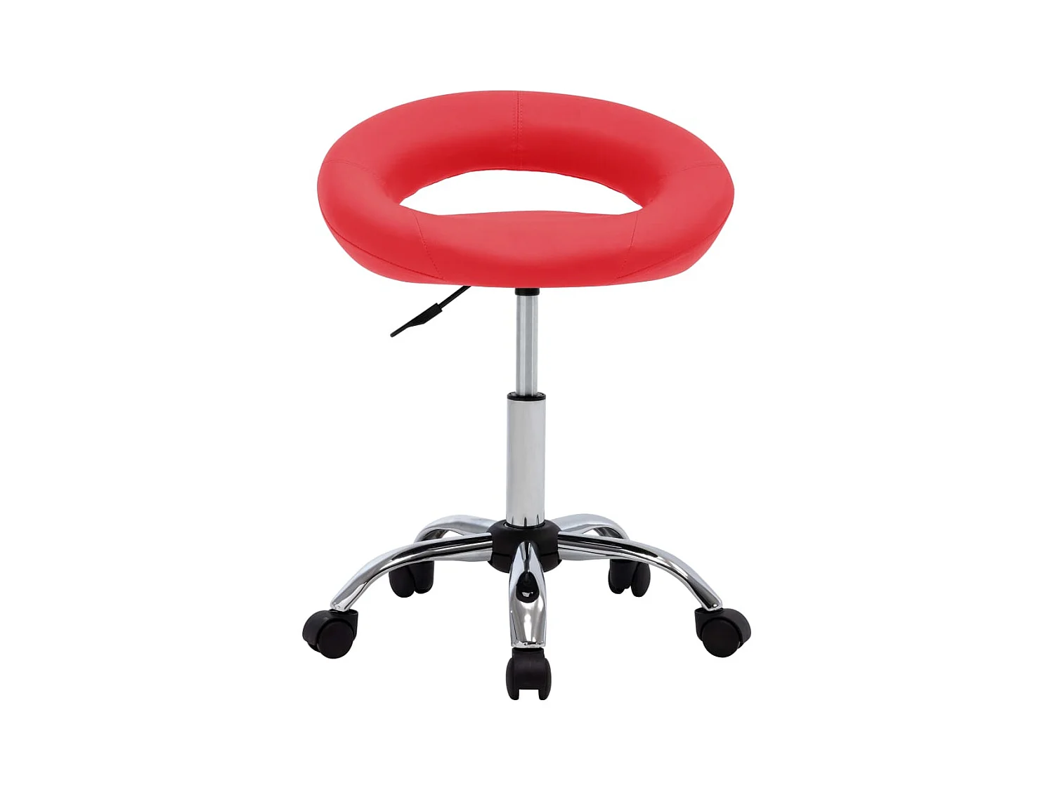 Chaise fauteuil siège de cuir 46 x 43 x 66 cm 02_0024080