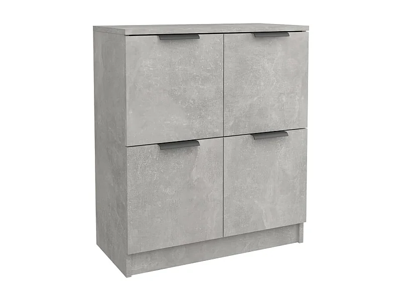 Credenza buffet cassettiera mobile contenitore organizer cucina soggiorno soggiorno 60 x 30 x 70 cm derivati ​​del legno grigio 02_0031954