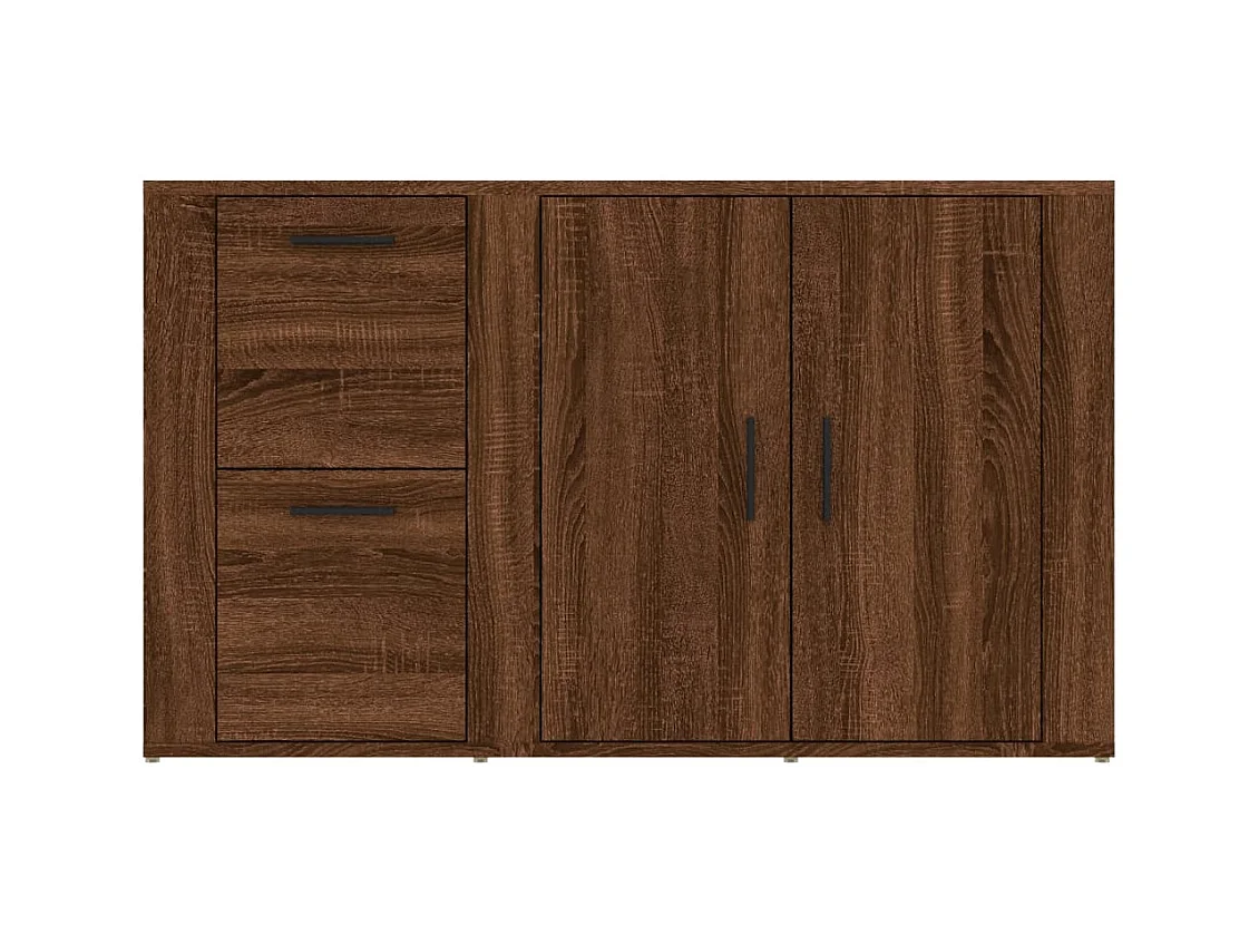 Aparador cómoda cómoda mueble mueble de almacenaje organizador cocina salón salón 100 x 33 x 59,5 cm madera contrachapada marrón 02_0031139