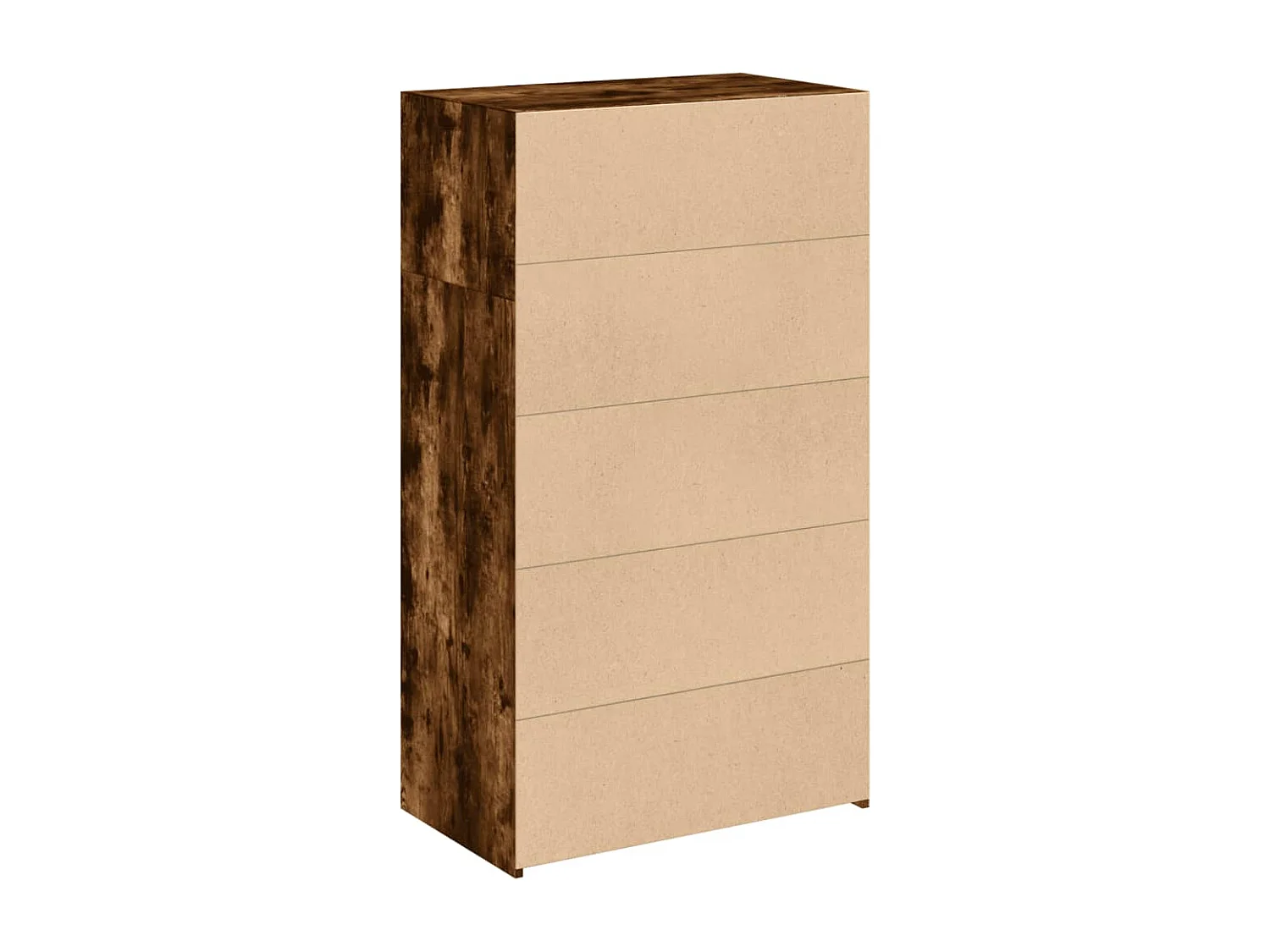 Aparador cómoda cómoda armario mueble organizador cocina salón salón alto 70 x 41 x 124 cm madera contrachapada marrón 02_0033554